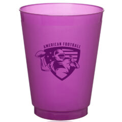 Flex Frosted Plastic Stadium Cup – 16 oz - Purple-919110-ff16-purple-zoom