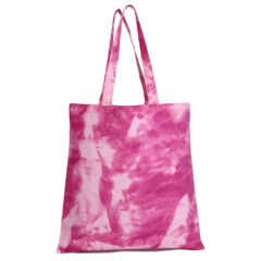 Q-Tees Tie-Dyed Canvas Bag - Q-Tees_TD800_Pink_Lady_Front_High