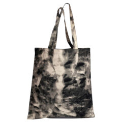 Q-Tees Tie-Dyed Canvas Bag - Q-Tees_TD800_Stormy_Ash_Front_High
