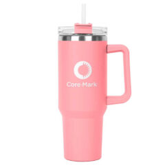 Hippo Vacuum Insulated Mug with Straw – 40 oz - S910-12-front-800px