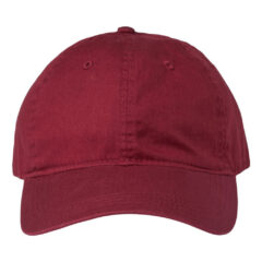 The Game Ultralight Cotton Twill Cap - The_Game_GB510_Brick_Front_High