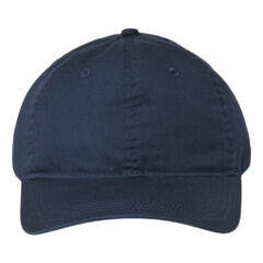 The Game Ultralight Cotton Twill Cap - The_Game_GB510_Navy_Front_High