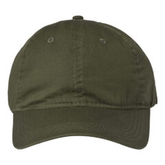 The Game Ultralight Cotton Twill Cap - The_Game_GB510_Pine_Front_High