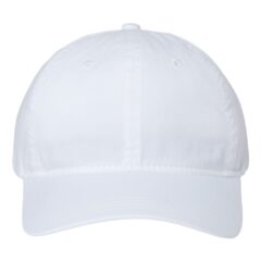 The Game Ultralight Cotton Twill Cap - The_Game_GB510_White_Front_High