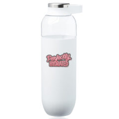 Strike Plastic Water Bottle with Carrier Handle – 27 oz - White-755226-wb346-white-zoom