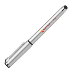 Islander Silver Gel Pen with Stylus - afc-c-silver-179-4_1