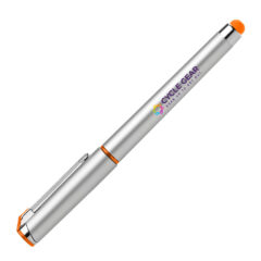 Islander Silver Gel Pen with Stylus - afc-c_5