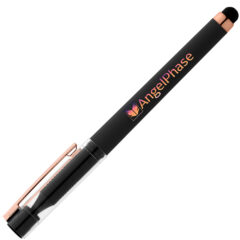 Kappa Softy Rose Gold Gel Pen with Stylus - ahj-c-black