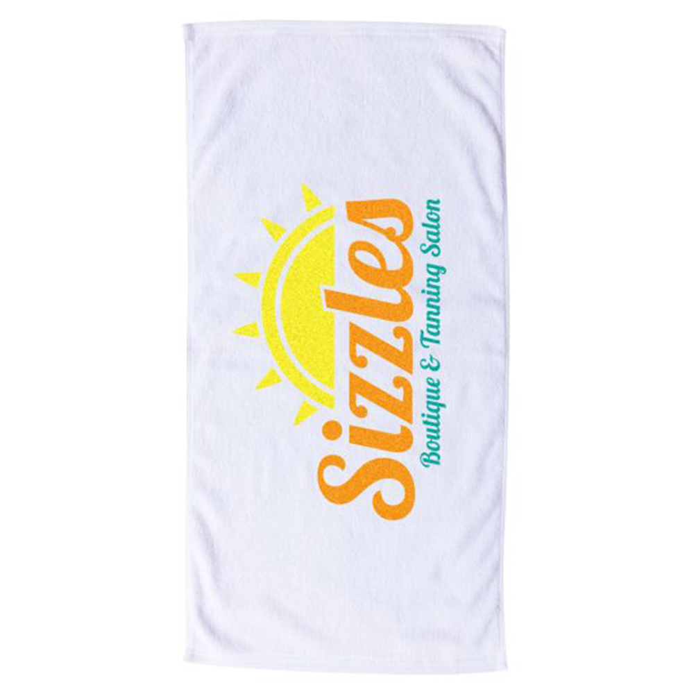 White Coastal Beach Towel - b3060wh-1686552977