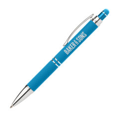 Phoenix Softy Brights Gel Pen with Stylus - mrl-light-blue-7461