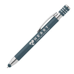 Marin Softy Metallic Pen with Stylus - msf-navy-blue-7545_1