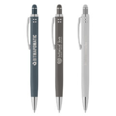 Madison Softy Pen with Stylus - msg-gunmetal-cool-gray-11