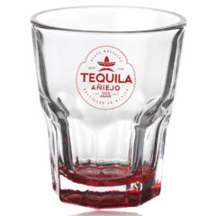 Tequileria Shot Glass – 1.5 oz - red