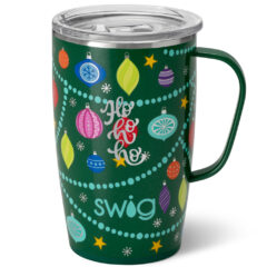 Swig Life™ O Christmas Tree Travel Mug – 18 oz - 50090_GRN_Laser