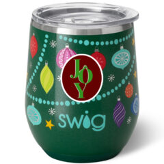 Swig Life™ O Christmas Tree Stainless Steel Wine Tumbler – 12 oz - 50094_GRN_Colorbrite