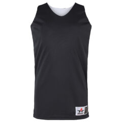 Alleson Athletic Youth Reversible Tank - Alleson_Athletic_506CRY_Black-_White_Front_High