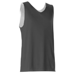 Alleson Athletic Youth Reversible Tank - Alleson_Athletic_506CRY_Charcoal-_White_Side_High