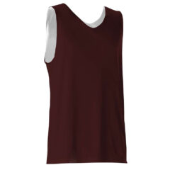 Alleson Athletic Youth Reversible Tank - Alleson_Athletic_506CRY_Maroon-_White_Side_High