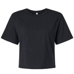 American Apparel Women’s Fine Jersey Boxy Tee - American_Apparel_102_Black_Front_High