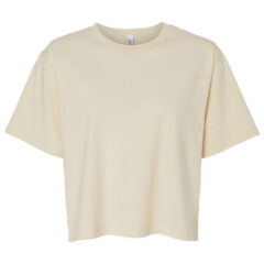 American Apparel Women’s Fine Jersey Boxy Tee - American_Apparel_102_Creme_Front_High