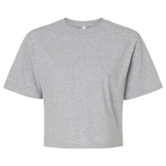 American Apparel Women’s Fine Jersey Boxy Tee - American_Apparel_102_Heather_Grey_Front_High