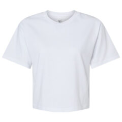 American Apparel Women’s Fine Jersey Boxy Tee - American_Apparel_102_White_Front_High