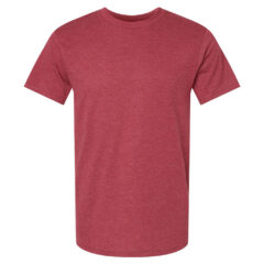 American Apparel Unisex CVC Tee - American_Apparel_2001CVC_Heather_Cardinal_Front_High