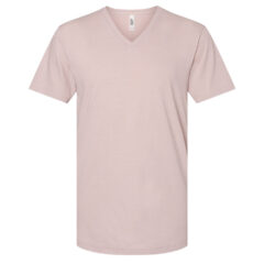 American Apparel Unisex CVC V-Neck Tee - American_Apparel_2006CVC_Heather_Blush_Front_High