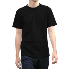 Bayside Unisex Ultimate Heavyweight T-Shirt - Bayside_9580_Black_Front_High_Model