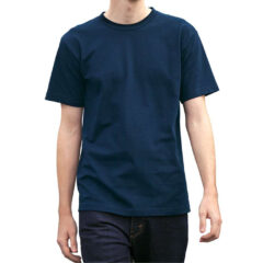 Bayside Unisex Ultimate Heavyweight T-Shirt - Bayside_9580_Navy_Front_High_Model