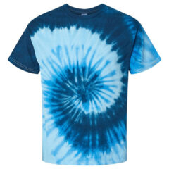 Colortone Multi-Color Tie-Dyed T-Shirt - Colortone_1000_Blue_Ocean_Front_High