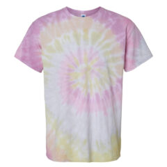 Colortone Multi-Color Tie-Dyed T-Shirt - Colortone_1000_Desert_Rose_Front_High
