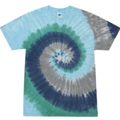 Colortone Multi-Color Tie-Dyed T-Shirt - Colortone_1000_Earth_Front_High