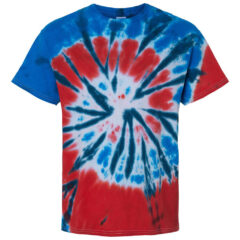 Colortone Multi-Color Tie-Dyed T-Shirt - Colortone_1000_Independence_Front_High