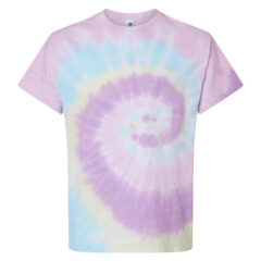Colortone Multi-Color Tie-Dyed T-Shirt - Colortone_1000_Jelly_Bean_Front_High