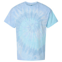 Colortone Multi-Color Tie-Dyed T-Shirt - Colortone_1000_Lagoon_Front_High