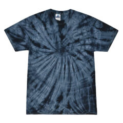 Colortone Multi-Color Tie-Dyed T-Shirt - Colortone_1000_Spider_Navy_Front_High