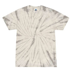 Colortone Multi-Color Tie-Dyed T-Shirt - Colortone_1000_Spider_Silver_Front_High