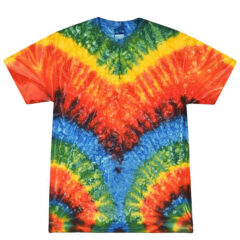 Colortone Multi-Color Tie-Dyed T-Shirt - Colortone_1000_Woodstock_Front_High