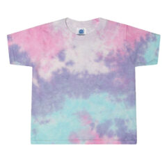Colortone Toddler Tie-Dyed T-Shirt - Colortone_1160_Cotton_Candy_Front_High