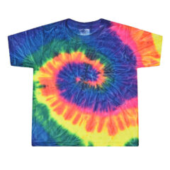 Colortone Toddler Tie-Dyed T-Shirt - Colortone_1160_Neon_Rainbow_Front_High