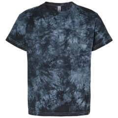 Dyenomite Youth Crystal Tie-Dyed T-Shirt - Dyenomite_20BCR_Black_Crystal_Front_High
