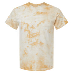 Dyenomite Youth Crystal Tie-Dyed T-Shirt - Dyenomite_20BCR_Honey_Front_High
