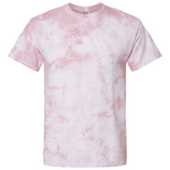Dyenomite Youth Crystal Tie-Dyed T-Shirt - Dyenomite_20BCR_Rose_Front_High