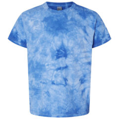 Dyenomite Youth Crystal Tie-Dyed T-Shirt - Dyenomite_20BCR_Royal_Front_High