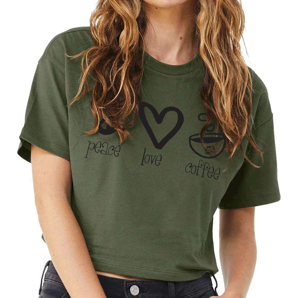 BELLA + CANVAS Women’s Jersey Crop Tee - MG