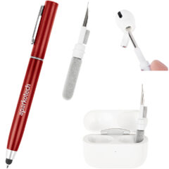 Stylus Pen with Earbud Cleaning Kit - 11355_METRED_Silkscreen