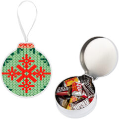 Ornament – Full Color Tin with Optional Filler - 1913_WHT_ChocolateBars_Colorbrite