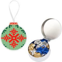 Ornament – Full Color Tin with Optional Filler - 1913_WHT_ChocolateStars_Colorbrite