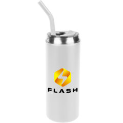 Can Shaped Stainless Steel Tumbler – 20 oz - 50154_WHT_Colorbrite
